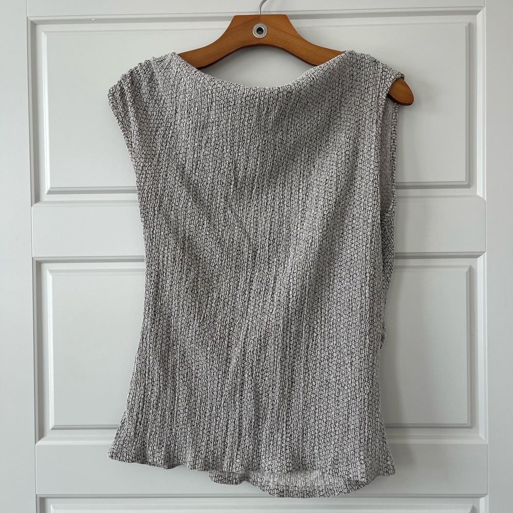 ZARA | Textured Asymmetrical Top